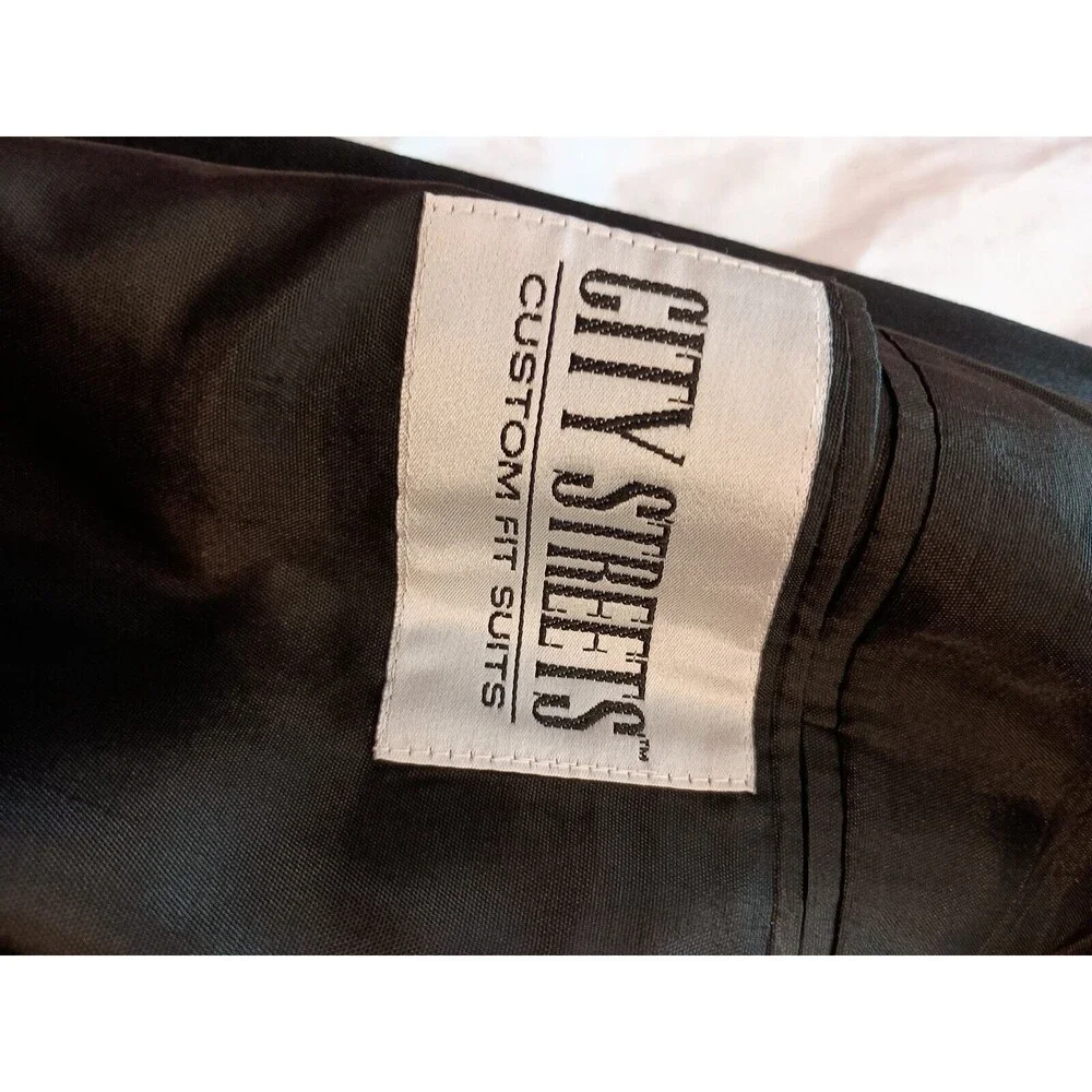 City Streets Blazer Jacket Size 40L Black